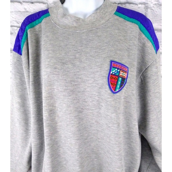 White Stag Tops - Vintage 90's White Stag Color Block Sweatshirt L